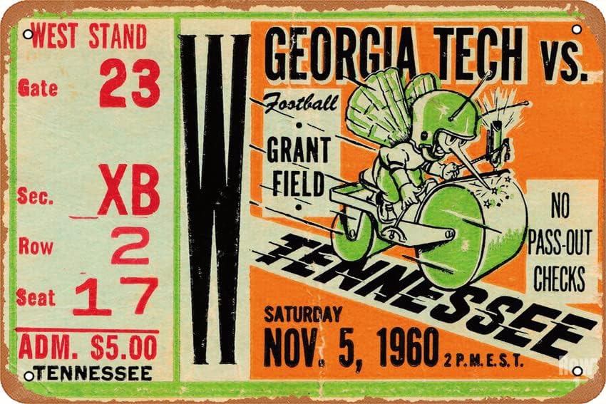 The Office Tech - Poster GEORGIA TECH VS. TENNESSEE 1960,