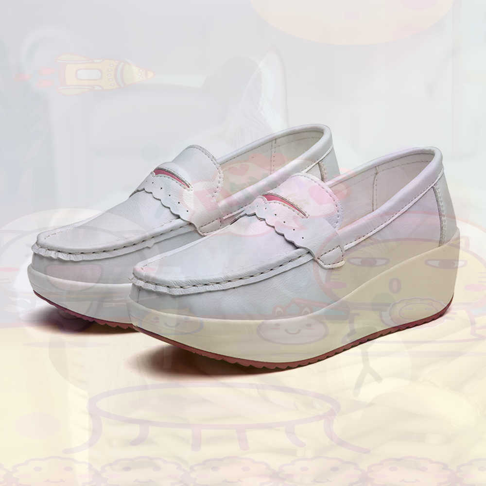 Home Office Tech Ideas - Plataform Sepatu Kets Merah Muda Musim