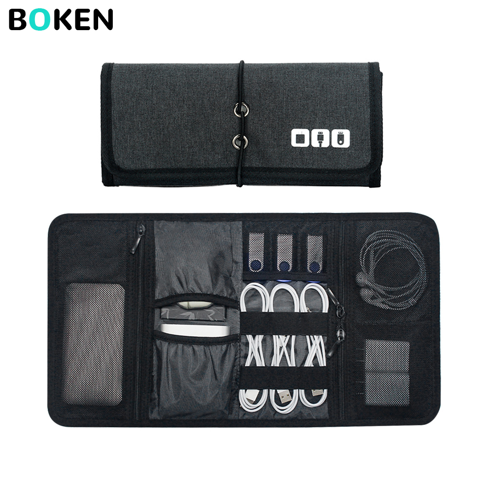 The Office Tech - Tas Organizer Teknologi Tempat Penyimpanan Kabel