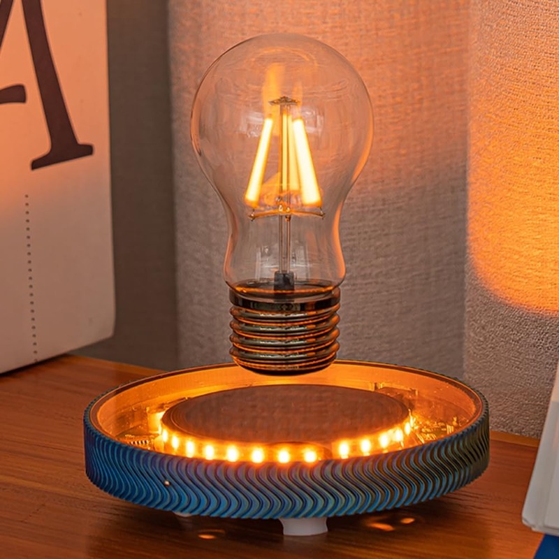 The Office Tech - Lampu Meja LED Nirkabel Mengambang untuk