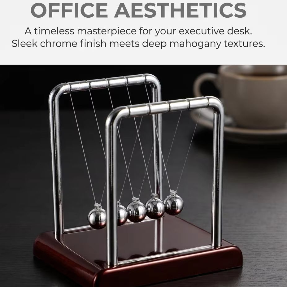 Office Technology - Newton Cradle Balance Pendulum Ball Mainan