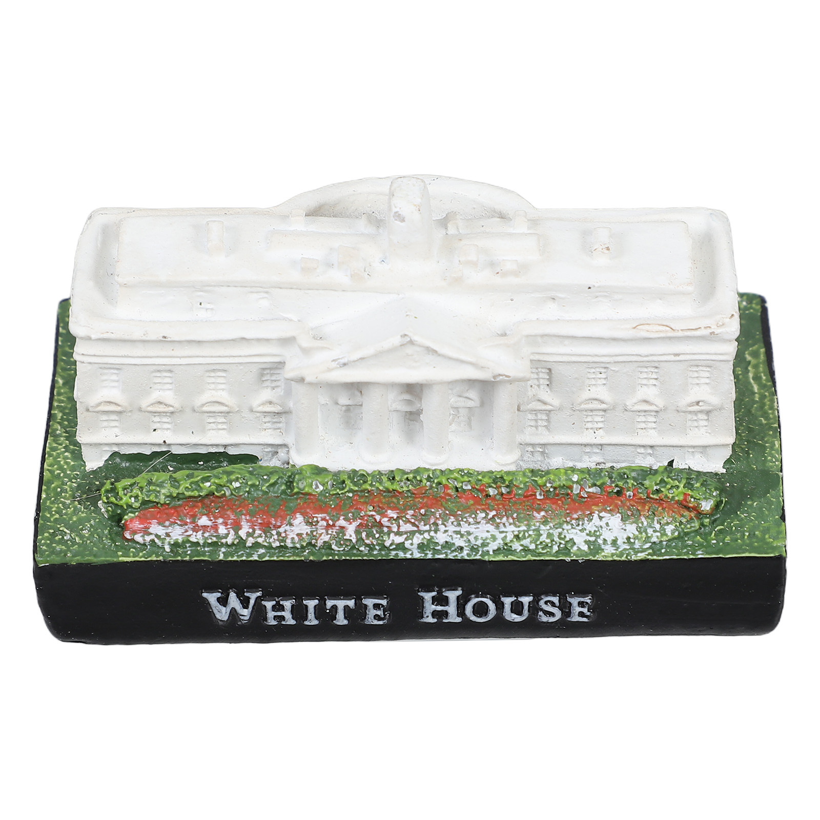 Office Technology - Patung Resin Rumah Putih Elegan, Suvenir