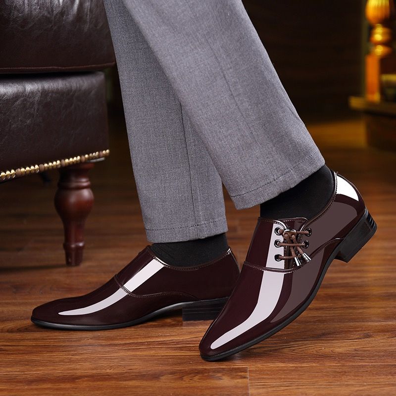 Sepatu Formal Pria Kulit Paten - Office High Tech ulasan dan harga