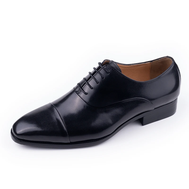 Sepatu kulit Oxford pria, buat - Office High Tech ulasan dan harga
