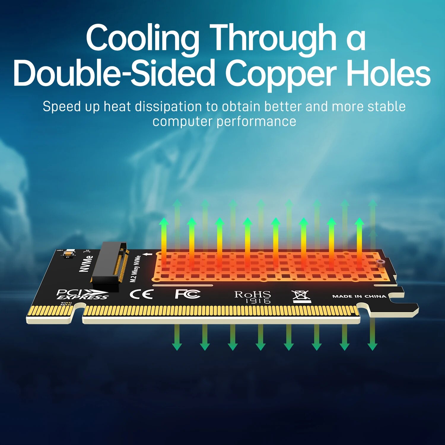 JEYI M.2 NVME ke PCIE 4.0 X16  - Samsung Ssd 990 Pro ulasan dan harga