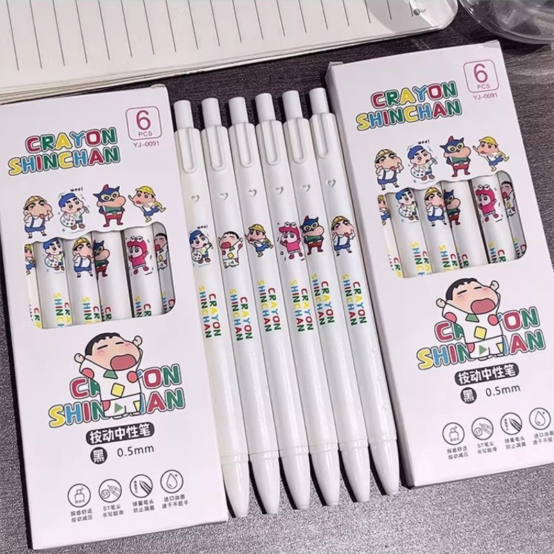 Pena Gel Crayon Shin-chan Lucu - Office High Tech ulasan dan harga