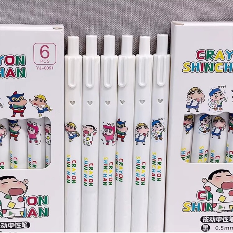 Pena Gel Crayon Shin-chan Lucu - Office High Tech ulasan dan harga