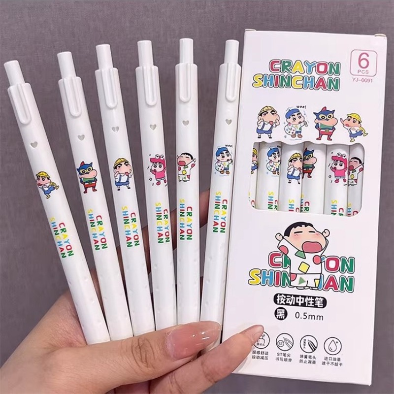 Pena Gel Crayon Shin-chan Lucu - Office High Tech ulasan dan harga