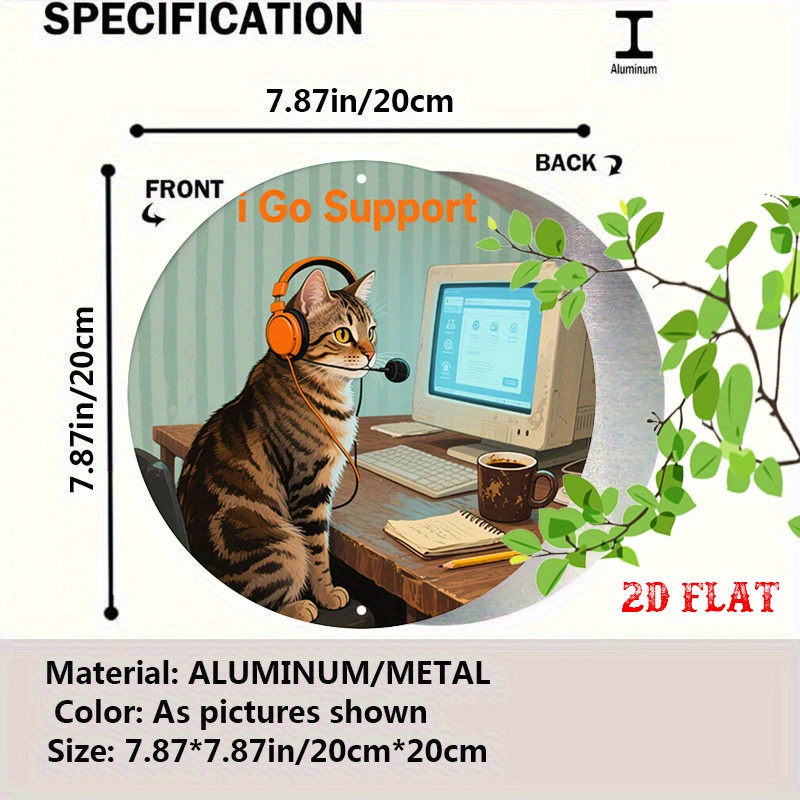 CIFBUY 2D Flat Funny Tech Supp - The Office Tech ulasan dan harga
