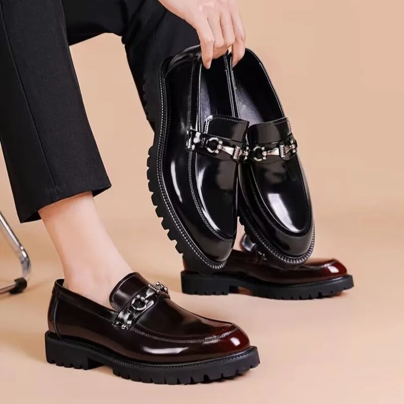 Sepatu Pria Sepatu Kulit Desai - Office High Tech ulasan dan harga