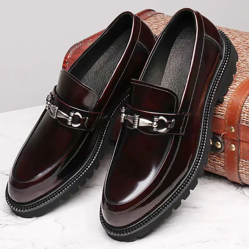 Sepatu Pria Sepatu Kulit Desai - Office High Tech ulasan dan harga