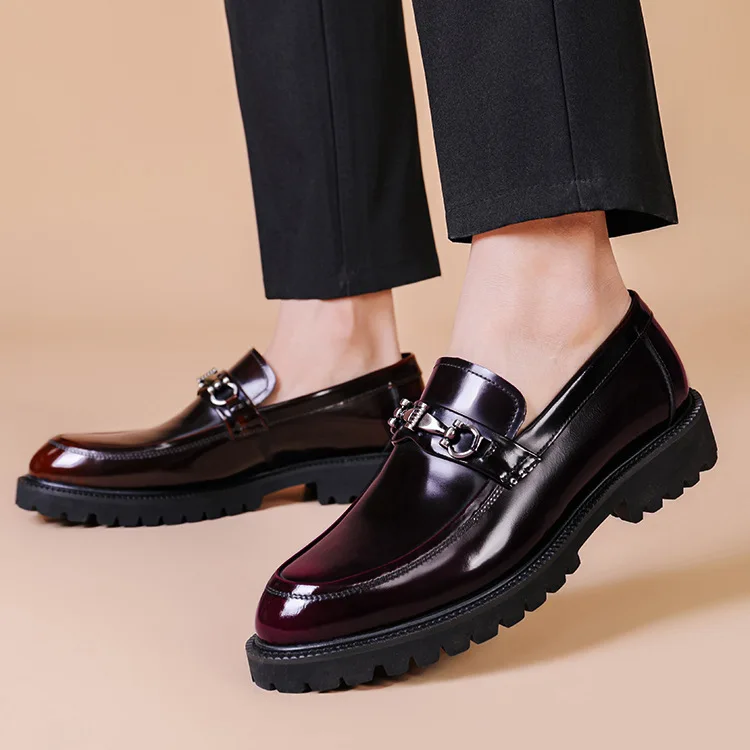 Sepatu Pria Sepatu Kulit Desai - Office High Tech ulasan dan harga