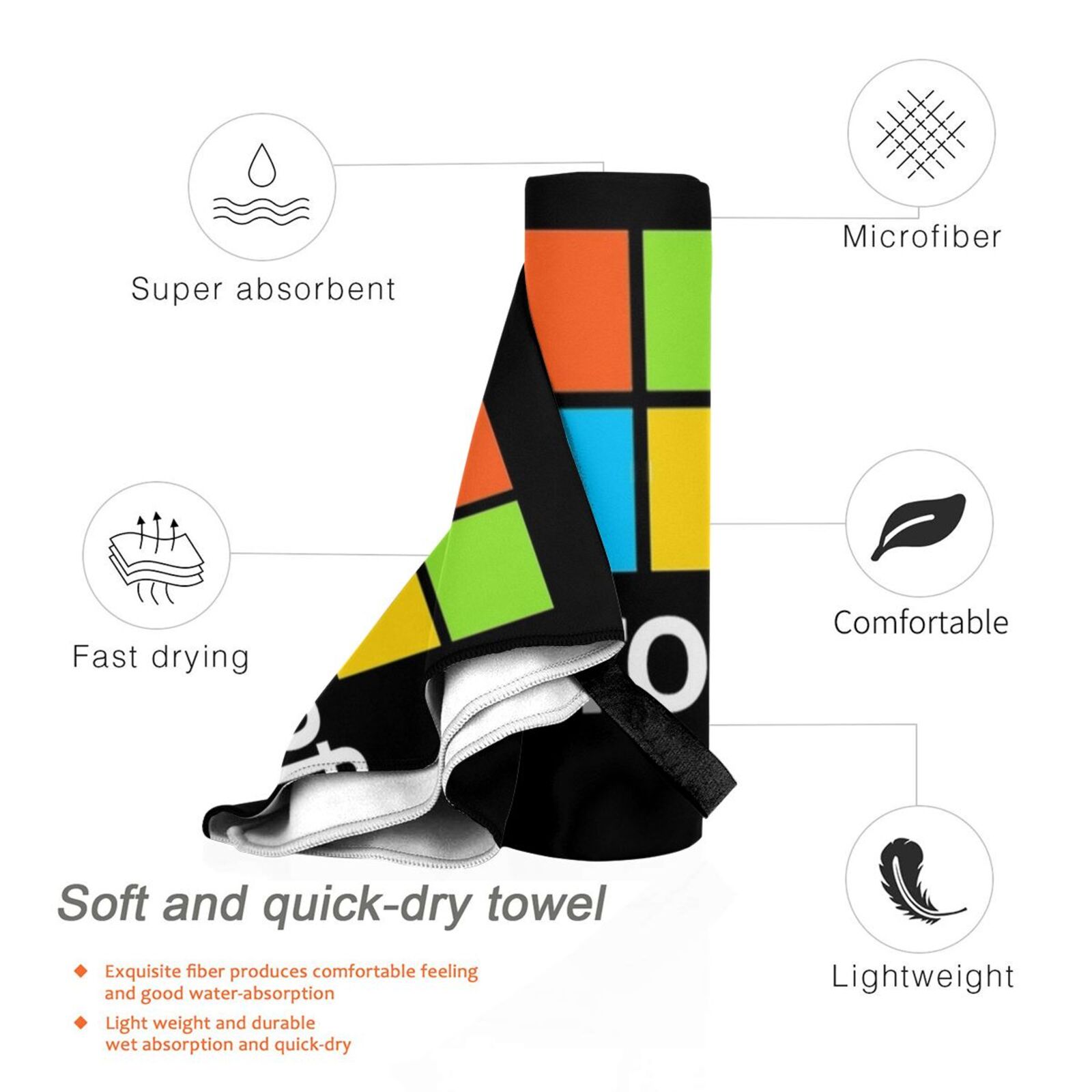 Handuk Mandi Tipe Microsoft Ba - Office Tech Typing ulasan dan harga