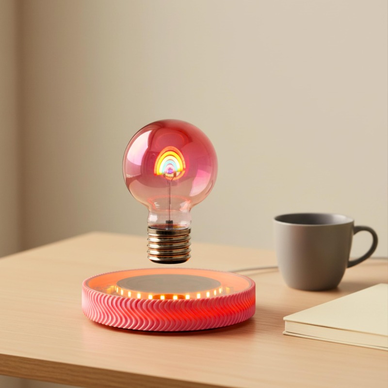 Lampu Meja LED Nirkabel Mengam - The Office Tech ulasan dan harga