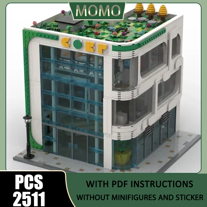 Model Street View Moc Building - Office Technology ulasan dan harga