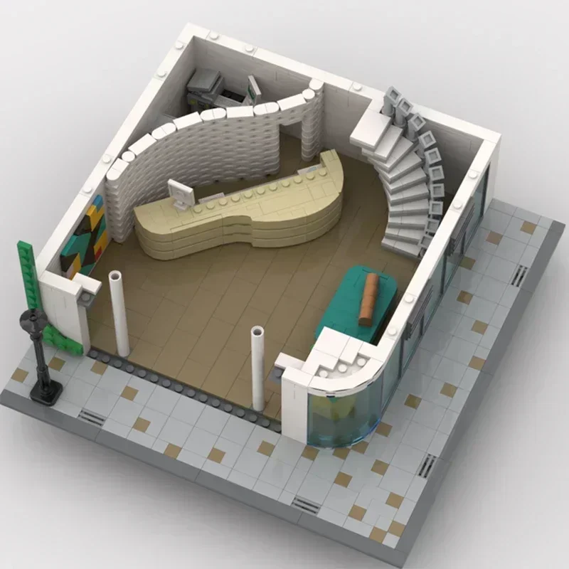 Model Street View Moc Building - Office Technology ulasan dan harga