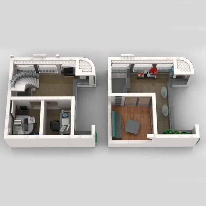 Model Street View Moc Building - Office Technology ulasan dan harga